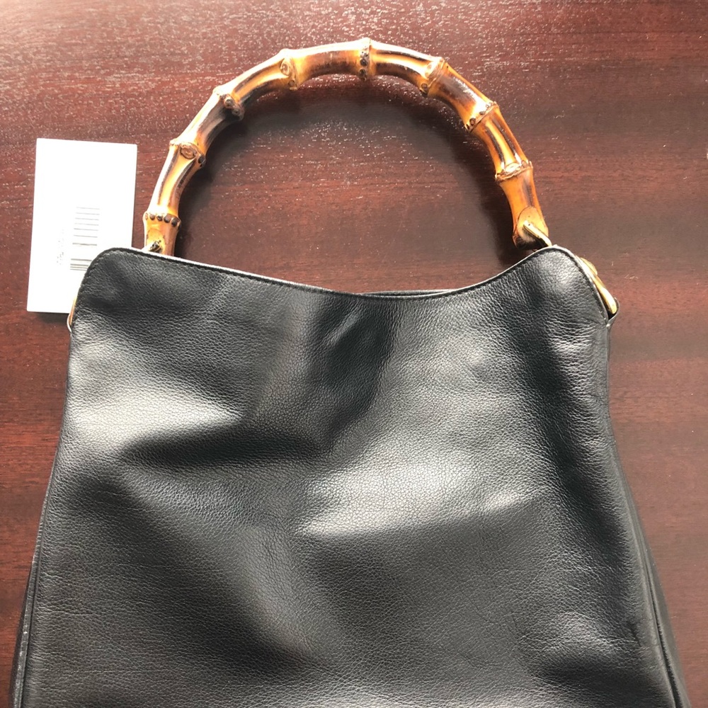 Vintage bamboo handle GUCCI purse